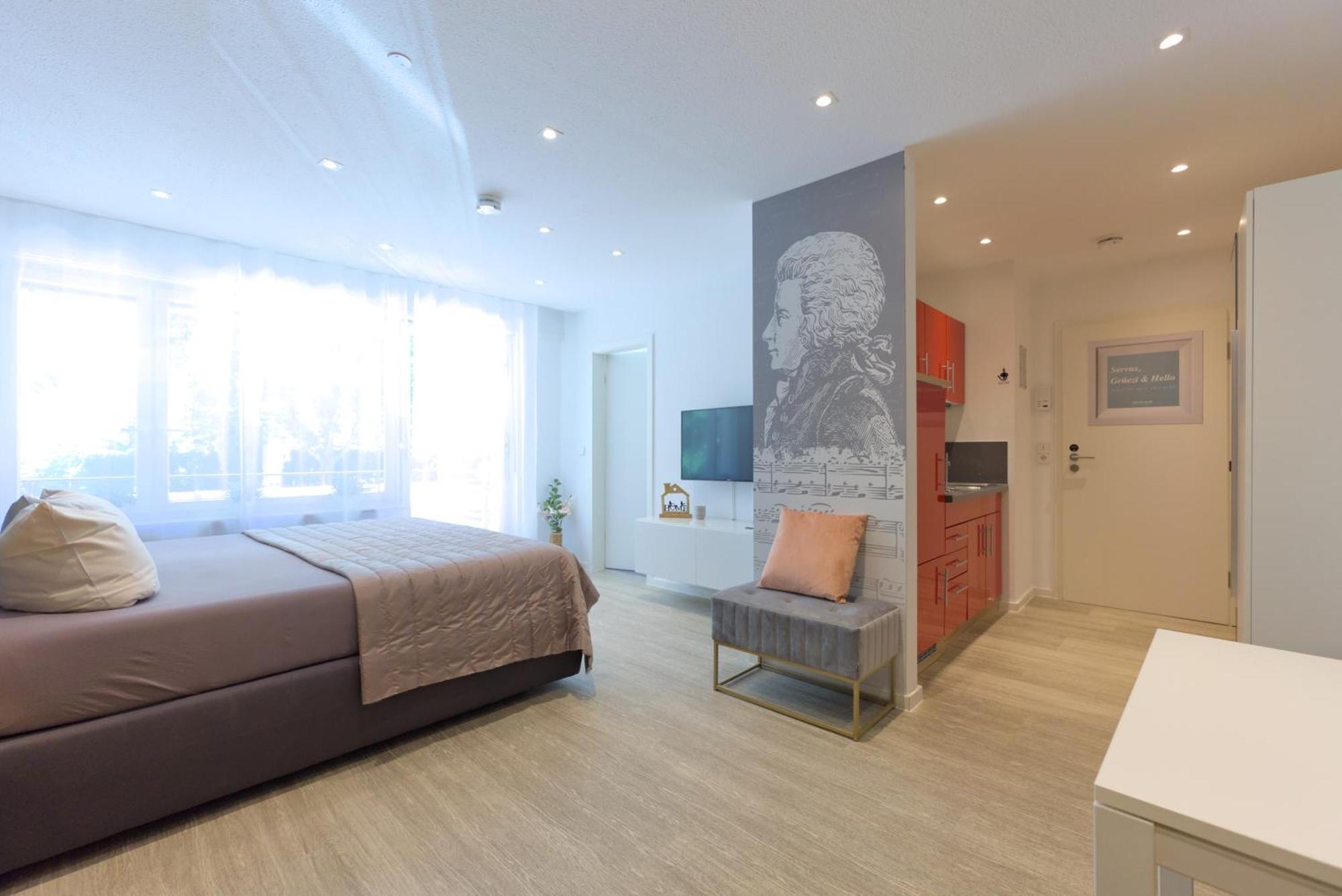 Boutique Apartments Am Stadtgarten Freiburg im Breisgau Dış mekan fotoğraf